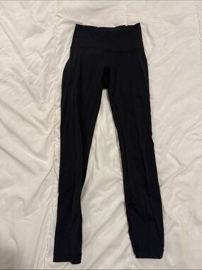lululemon athletica Youth Black High-Waist Performance Leggings